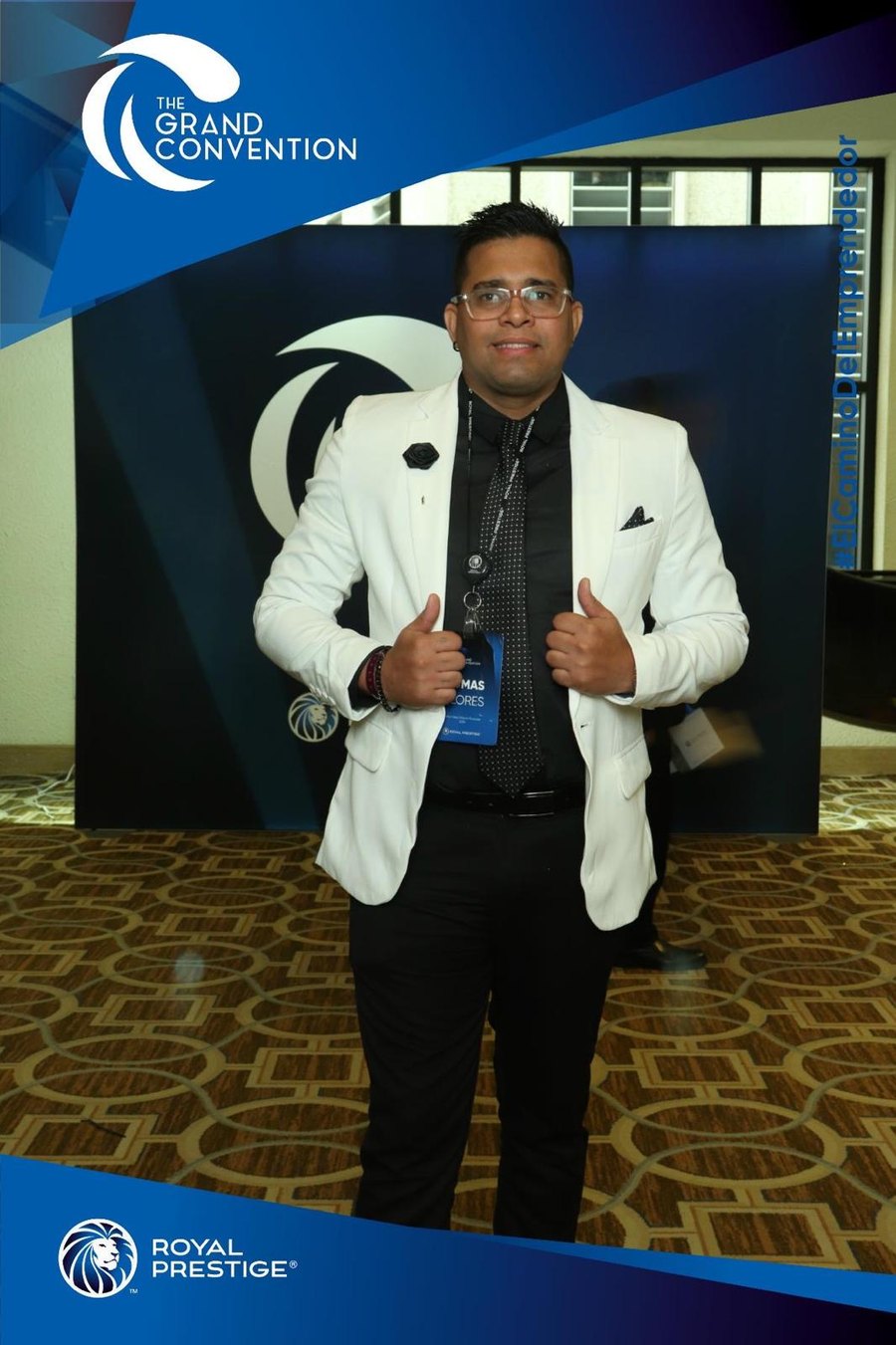 Tomás Flores en The Grand Convention de Royal Prestige, su primera convención nacional en New Orleans